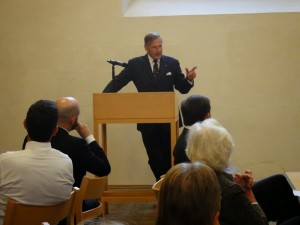 Dietrich von Hülsen taler om Johanniterordenens historiske karakter.